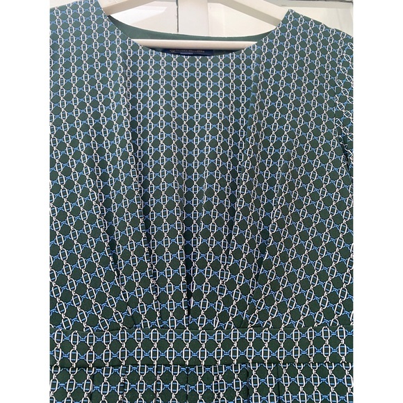Brooks Brothers Dark Green Link Detail Dress - Picture 2 of 6
